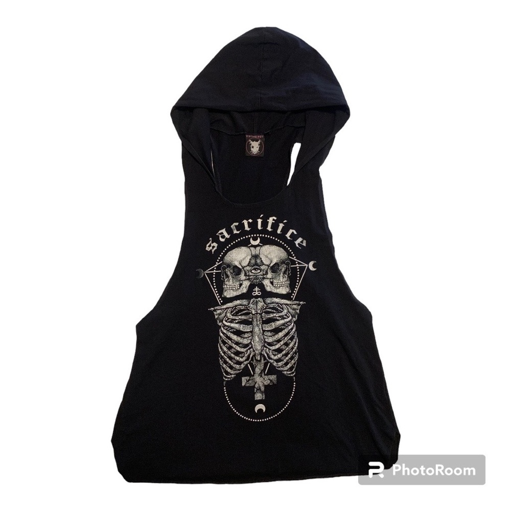 Rare Dead Stock - Rat Baby sleeveless racerback hoodie